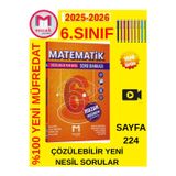 2025-2026 6.Sınıf Matematik Soru Bankası+Android Kalem