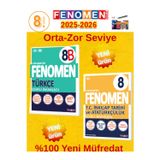 2025-2026 Kurmay 8.Sınıf Türkçeb-İnk.Tarihi Fenomen B Soru Bankası +Kalem