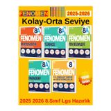 2025-2026 Müfredat 8.Sınıf Fenomen Mata-Fena-Türkçea-Paragrafa-İnk.Tarihi Soru Bankası Seti+Kalem