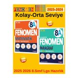 2025-2026 Müfredat 8.Sınıf Fenomen Matematika-Paragrafa Soru Bankası Seti+Kalem