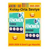 2025-2026 Müfredat 8.Sınıf Fenomen Türkçea-Paragrafa Soru Bankası Seti+Kalem