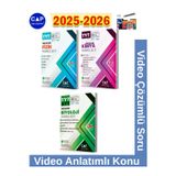 2025-2026 Müfredat Tyt Fizik-Tyt Ayt Biyoloji-Tyt Kimya Video Anlatımlı-Video Çözümlü Fasikül Seti