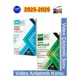 2025-2026 Müfredat Tyt Fizik-Tyt Ayt Biyoloji Video Anlatımlı-Video Çözümlü Fasikül Seti+Kalem