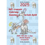 2025 365 croesair Cymraeg-Saesneg Un bob dydd: 2025 365 One-a-day Welsh-English Crosswords