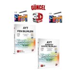 2025 3D Çözüm Ayt Fen Bilimleri-Ayt Edebiyat Sosyal1 20 Adet Koparmalı Deneme Seti+Kalem