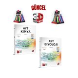 2025 3D Çözüm Ayt Kimya(24)-Biyoloji(24) 48 Adet Koparmalı Deneme Seti+Cambridge Kalemlik