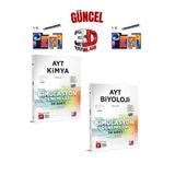 2025 3D Çözüm Ayt Kimya(24)-Biyoloji(24) 48 Adet Koparmalı Deneme Seti+Dokunmatik Kalem