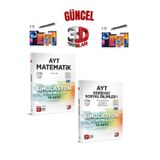 2025 3D Çözüm Ayt Matematik-Ayt Edebiyat Sosyal1 20 Adet Koparmalı Deneme Seti+Kalem