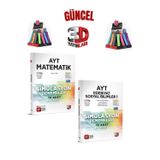 2025 3D Çözüm Ayt Matematik-Ayt Edebiyat Sosyal1 20 Adet Koparmalı Deneme Seti+Kalemlik