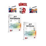 2025 3D Çözüm Ayt Matematik(10)-Biyoloji(24) 34 Adet Deneme Seti+Dokunmatik Kalem