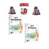 2025 3D Çözüm Ayt Matematik(10)-Biyoloji(24) 34Adet Deneme Seti+Cambridge Kalemlik