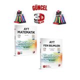 2025 3D Çözüm Ayt Matematik(10)-Fen(10) 20 Adet Deneme Seti+Cambridge Kalemlik