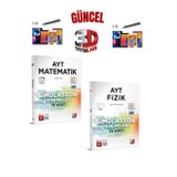 2025 3D Çözüm Ayt Matematik(10)-Fizik(24) 34 Adet Deneme Seti+Dokunmatik Kalem