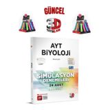 2025 3D Çözüm Yayınları Ayt Biyoloji 24 Adet Deneme Koparmalı+Cambridge Kalemlik