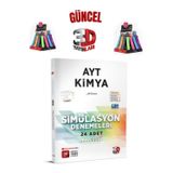2025 3D Çözüm Yayınları Ayt Kimya 24 Adet Deneme Koparmalı+Cambridge Kalemlik