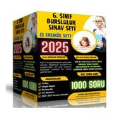 2025 6. Sinif Bursluluk Sinav Seti (6 Fasikul Kitap)