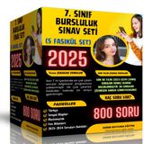 2025 7. Sinif Bursluluk Sinav Seti (6 Fasikul Kitap)