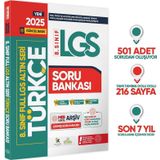 2025 8.Sınıf Full Lgs Altın Seri Türkçe Meb Çıkmış Soru Bankası Modüler Seti Pdf/Video Çözümlü