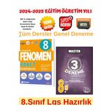 2025 8.Sınıf Lgs 10 Genel Deneme+Okyanus Master 8.Sınıf Lgs Tüm Dersler 3lü Deneme+Kronometre
