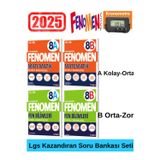 2025 8.Sınıf Lgs Hazırlık Matematik(AB)-Fen(AB)- Soru Bankası Seti+Kronometre