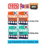 2025 8.Sınıf Lgs Hazırlık Matematik(AB)-Türkçe(AB)- Soru Bankası Seti+Kronometre