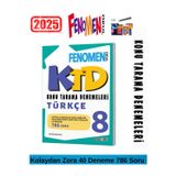 2025 8.Sınıf Lgs KTD Türkçe Konu Tarama Denemeleri Kolaydan Zora 40 Deneme 786 Soru+Kalem