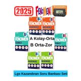2025 8.Sınıf Lgs Matematik(AB)-Fen(AB)-Türkçe(AB)- Soru Bankası Seti+Kronometre