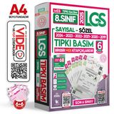 2025 8.Sınıf Lgs Tıpkı Basım Çıkmış Soru 6Lı Deneme Paketi Türkiye Geneli Video Ve Dijital Çözümlü