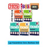 2025 8.Sınıf MatematikB-FenB-TürkçeB-ParagrafB-İnk.Tarihi Soru Bankası+Kronometre