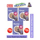 2025 9.Sınıf 40 Seans Fizik-Kimya-Biyoloji %100Yeni Müfredat Konu Özetli Soru Bankası Set+Kalemlik