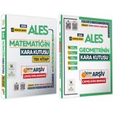 2025 Ales Kara Kutu Matematik Tek Kitap Ve Geometri Çıkmış Soru Bankası 2li Set Video/pdf Çözümlü