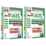 2025 ALES MATEMATİK Kara Kutu 1.-2.Cilt ÖSYM Çıkmış Soru Bankası 2li Set Video/PDF Çözümlü