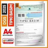 2025 Dgs Sayısal-sözel-tm Tıpkı Basım Çıkmış Soru Ösym Kitapçığı