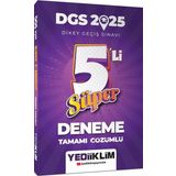 2025 DGS Tamamı Çözümlü Süper 5li Deneme