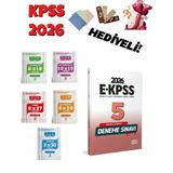 2025 EKPSS Tamamı Çözümlü Deneme Sınavı Seti 6 Kitap Bigelio ve Editör Yayınları