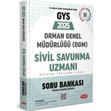 2025 GYS Orman Genel Müdürlüğü Sivil Savunma Uzmanı Soru Bankası Çözümlü Görevde Yükselme Data Yayınları