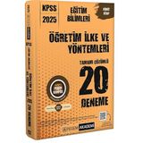 2025 KPSS Eğitim Bilimleri Öğretim İlke ve Yöntemleri Tamamı Çözümlü 20 Deneme