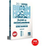 2025 KPSS Eğitim Bilimleri Ölçme ve Değerlendirme Tamamı Çözümlü Soru Bankası Benim Hocam Yayınları