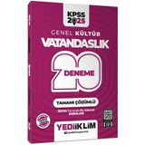 2025 KPSS Genel Kültür Vatandaşlık Tamamı Çözümlü 20 Deneme