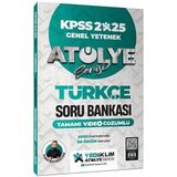 2025 KPSS Genel Yetenek Atölye Serisi Türkçe Tamamı Video Çözümlü Soru Bankası