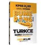 2025 KPSS Genel Yetenek Bumerang Türkçe Tamamı Çözümlü Soru Bankası Yediiklim Yayınları