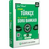 2025 Kpss Genel Yetenek Efsane Türkçe Tamamı Çözümlü Soru Bankası