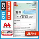 2025 Kpss Lisans Gy-Gk Ösym Tıpkı Basım Çıkmış Soru Deneme Kitapçığı (Çözümlü Türkiye Geneli Sınav)