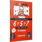 2025 Kpss Tarih Tamamı Çözümlü 6+5+7 Deneme - standart