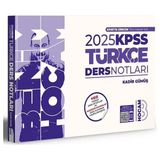 2025 KPSS Türkçe Ders Notları Benim Hocam Yayınları
