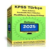 2025 KPSS Türkçe Önlisans Modüler Kitap Seti