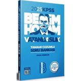 2025 KPSS Vatandaşlık Tamamı Çözümlü Soru Bankası Benim Hocam Yayınları