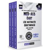 2025 MEB-AGS-ÖABT Lise Matematik Öğretmenliği Konu Anlatımlı (3 kitap)