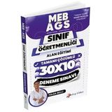 2025 Meb Ags Öabt Sınıf Öğretmenliği Alan Eğitimi Tamamı Çözümlü 10 Deneme Sınavı Dizgi Kitap