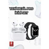 2025 Model Akıllı Saat ve Yeni Nesil Pro Bluetooth Kulaklık TWS Yüksek Ses Kaliteli